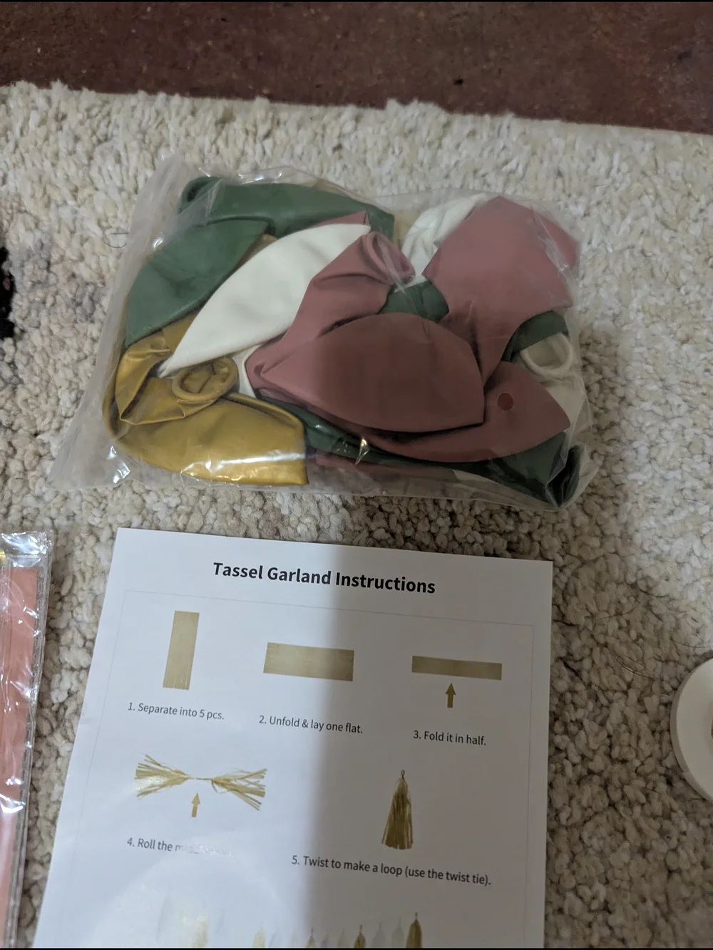 Happy Birthday Banner And Tassel Kit